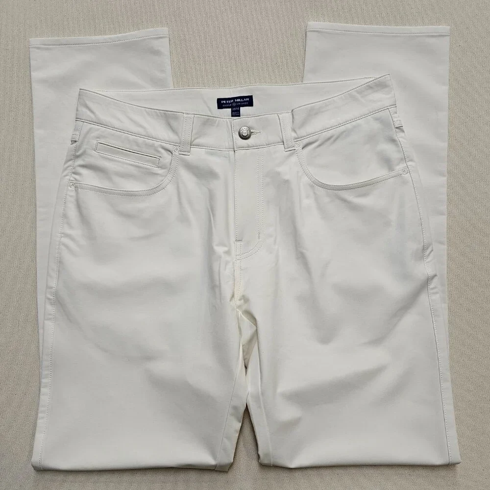 Peter Millar Off-White Chino Pants